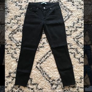 7 for all Mankind Skinny Ankle crop denim size 28